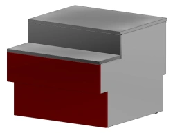 Counter P2629 "Ileti" Cube non-cooled cash desk