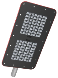 LED cantilever luminaire KEDR SKU LE-SKU-32-270-xxx-67X 270VT 5000K 33500LM 646x356x112MM UHL1 dark grey 6.5KG IP67
