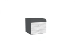 Sonata LD 628.070.000 bedside cabinet (Grey/Chocolate/Wenge Tsavo)