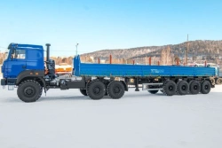 Semi-trailer of container carrier UST type 946520 modifications 946520-A2-01, 946520-A2-02, 946520-A2-03, 946520-A2-04, 946520-A