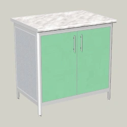 Double-door chest of drawers model LTD-3