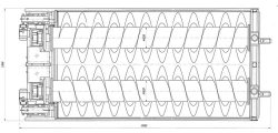Classifier with unloaded spiral 2KSN-24