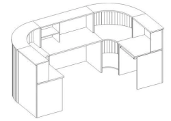 Reception desk. Model SR-7.