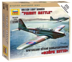 Assembled model "British light bomber "Fairy Battle""