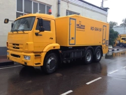 Drain cleaning machine KO-564-50 (based on KAMAZ 65115-A5, 65115-50, 65115-RR, 65115-RS chassis)