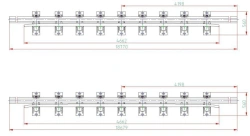 CROSSING ROLL WITH CONTRRELS of P65 type of grade 1/11 (project 2750.34.000/-01)