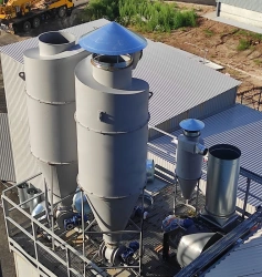 Centrifugal dust separator (cyclone) COL