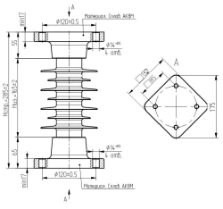 Insulator OSC 12,5-10-D076-4 UHL1