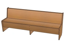Sofa ''Malvina'' No.2 (wood) H300/ NM05
