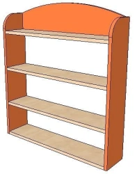 Hinged shelf FN.MDU.01.62.00.00.00