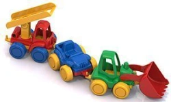 Set "TRIO" (tractor, jeep, fire truck)
