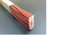 Transposed paper-insulated wire of STS grade
