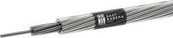 Non-insulated wires for overhead power lines of AC grade