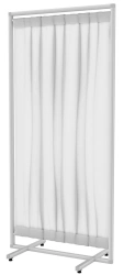 Single-section medical screen SHRM-1 from the set of general hospital furniture "LABROMED-3" according to TU 9452-009-13305037-2