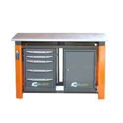 Toollbox TBP1800(TV0-TV5) series double bench workbench