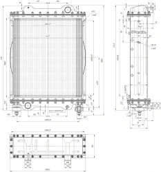 Water radiator 622.1301.015