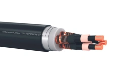 Power cables for voltage up to 1 kV with insulation made of ethylene propylene resin and sheathing made of PVC plasticate RvEBaS