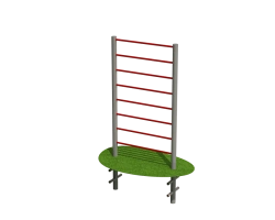 Stationary outdoor fitness equipment SV-069 Buffet wall