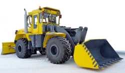 Universal wheeled bulldozer "Kirovets" K-702MBA-01-BKU-03
