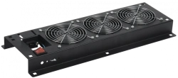 FM05-31M ITK Fan panel with switch 3 modules black