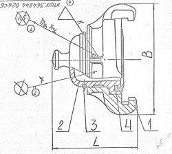 Plug head DN 50, PN 1,0 MPa ITSHL.364844.026 (557-35.999)