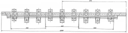 Cross rail with counter rail of P65 type 1/11 (project 2745.00.030/-01)