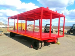 Specialised vehicle STS-15 (industrial trailer), with rigid springless suspension, with pneumatic tyres.