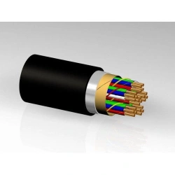 Low-frequency communication cables with porous polyethylene insulation TZPAushp