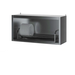 Shelf hinged stainless steel POT