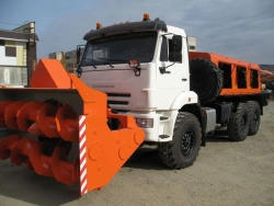Snow plough auger rotor model SSHR 6843C1 on chassis Kamaz 43118-50; 43118-A5.