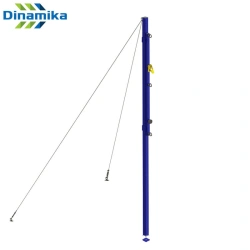 Universal volleyball racks with tensioning system (square/round) on stretchers