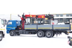 Special purpose vehicle with KMA type hydraulic loading crane on the basis of KAMAZ 43118 and its modifications 41K03N-UG