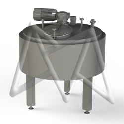 Technological pressure vessel P8-BMO-300 for cooking, sterilisation and disinfection of products