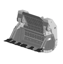 Bottom dump bucket PC-2000.FS-11-T1-GS-JM2X2-GC