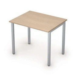 Straight writing desk on metal frame FML9