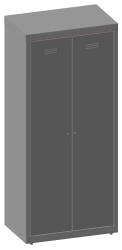 Metal cabinet for storage of clothes SHO
