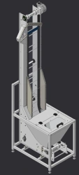 Filling line of food liquids of LRG type, which includes: OP-type cork orientator, model OP-6000.