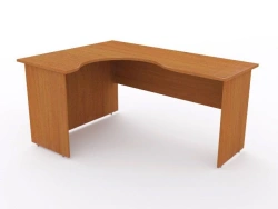 Left curved table CM28 of "Monolit" series