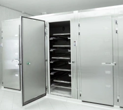 Cold chamber for storage of corpses "Tanartis" for 3 places, with a common door, made of stainless steel according to TU 9452-00