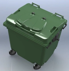 Mobile waste container Art.1100.B.K