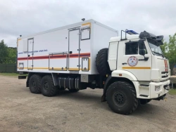 Mobile diving complex on KAMAZ chassis KAMAZ-018/2011/TRCU-3axle-101 (KAMAZ-43118(-A5,-RR,-RS,-50,) Type 476110