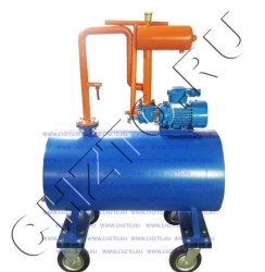 MKT Vacuum unit for pumping produced water and sludge from buried tanks
