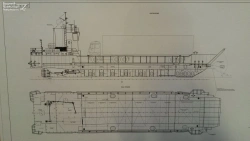 Self-propelled cargo-passenger barge Project 20170B