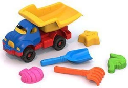 Sand Set No. 5 (big truck "Space", 3 moulds "Sea Mix", scoop, rake)