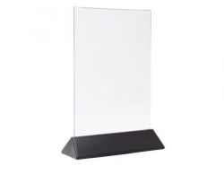 Desk stand for information placement