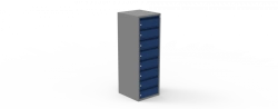 Metal file cabinet, series "ELTI"