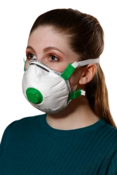 Filtering mask for protection against aerosols with additional protection against vapours and gases "Respirator "SPIRO-312AE" FF