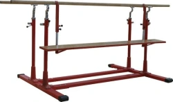Safety platform for parallel bars