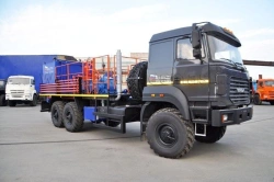 Cementing unit (CA) UZST brand, type UZST02, modification 5870-12 on Ural 55571-16 chassis.