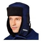 Cap-helmet "MONBLAN"- special headwear for men for protection against low temperatures (for operation in IV and "Os").